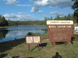 Woods Canyon Lake is the most popular outdoor recreation area in Arizona